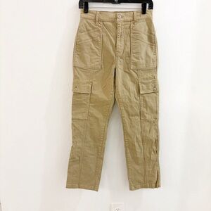 Madewell ‘90s Straight Cargo High Rise Utility in Sand Dune Wash Jeans Size 26